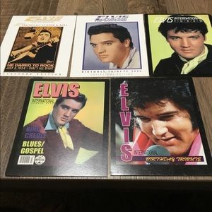 5 Elvis Presley postcards